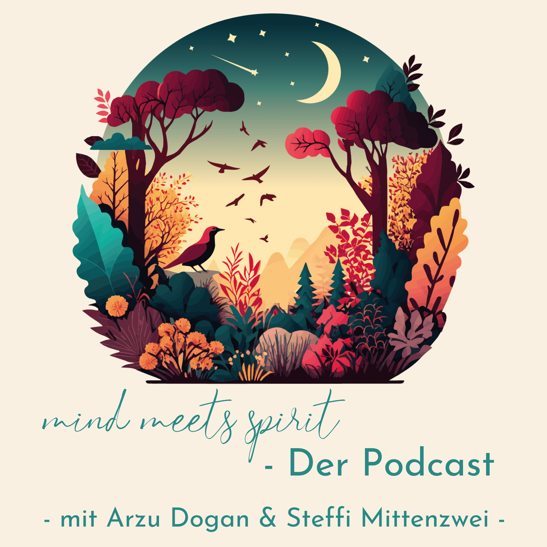 Logo des mind meets spirit Podcasts